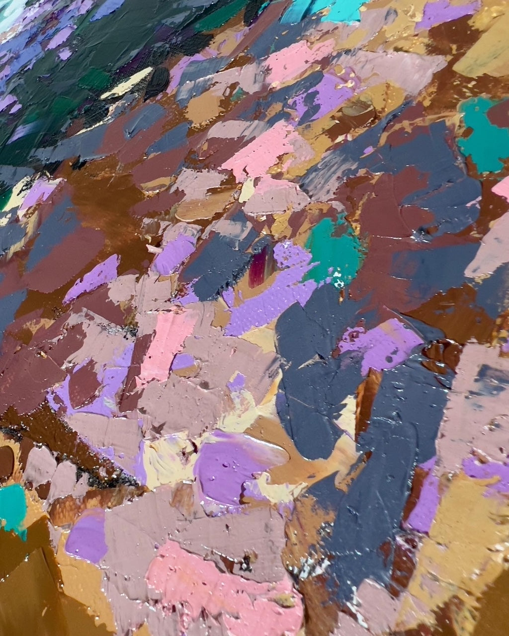 Close up of the Donovan painting